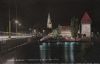 Konstanz - Festbeleuchtung bei der Rheinbrücke - ca. 1965