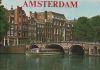 Niederlande - Amsterdam - Rückseite mit Stadtplan bedruckt - ca. 1980