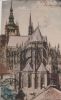 Tschechien - Prag - Praha - Veitsdom, Ostseite - ca. 1920