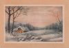 Haus schneebedeckt