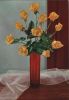 Gelbe Rosen in Vase