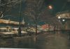 Moskau - Russland - Straße am Abend