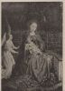 Martin Schongauer - Madonna vor der Rosenhecke