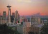 USA - Seattle - Skyline from Kerry Park at sunrise - 2003