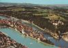 Luftbild-Panorama von Passau - 1981