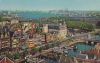 Niederlande - Amsterdam - Damrak mit Ansicht vom Y. - 1959