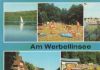 Werbellin - Badestrand Spring, Anlegestelle Süßer Winkel Weiße Flotte, Bahnhof Werbellinsee