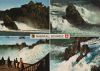 Schweiz - Rheinfall - 4 Teilbilder - ca. 1975