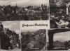Lunzenau, Schloss Rochsburg - u.a. Durchblick zur Burg - 1971