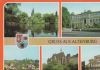 Altenburg - Am kleinen Teich, Lindenau Museum, Teilansicht, Schloßkirche, Blick zum Theater - 1984